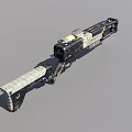 Sci-fi Gun 3d model
