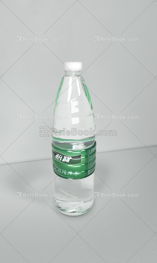 Modern mineral water 3d model