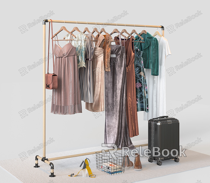 Modern Clothes Hanger Girl Clothes Hanger model