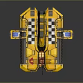 Modern fighter sci-fighter next-generation fighter sci-fighter 3d model
