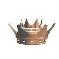 Golden Crown Design With Decorative Spikes And Ornate Circular Patterns