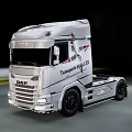 DAF Transportes VILLE Truck Sleek Modern Design On Road In Motion