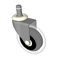 Industrial Equipment Swivel Caster Wheel with Brake and Rubber Tread for Heavy Duty Use