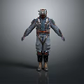 Robot Assistant Small Robot Butler Robot Butler Figure Game Figure 3d model