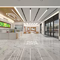 Bank of China Modern Building With Glass Facade And Storefront Entrance In Urban Square
