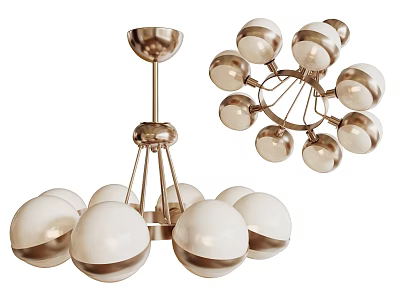 Modern Chandelier Art Chandelier Spherical Chandelier 3d model