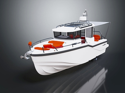 Modern Yacht Dromeias Yacht Holiday Boat Hailing Boat 3d model