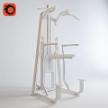 Multi functional Sports Equipment With Padded Seat Steel Frame And Adjustable Handles