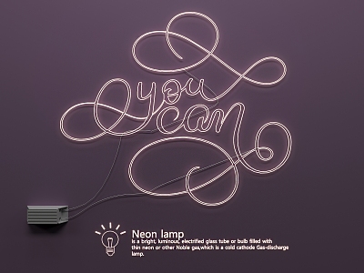 Neon Light 3d model