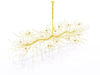 Modern Chandelier Simple Decorative Chandelier 3d model