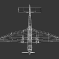Vintage Green Fighter Aircraft With Propeller Black Cross Insignia And Yellow Stripe