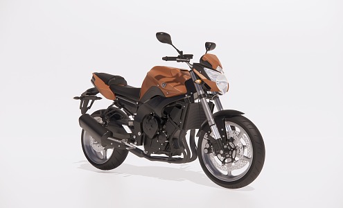 Modern Motorcycle 3d model