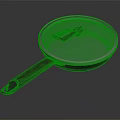 Modern Frying Pan With Transparent Lid And Wooden Handle For Daily Cooking