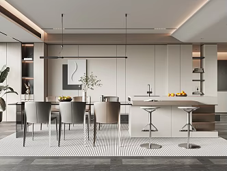 Modern Restaurant 3d model