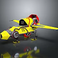 Modern Spaceship Spacecraft 3d model