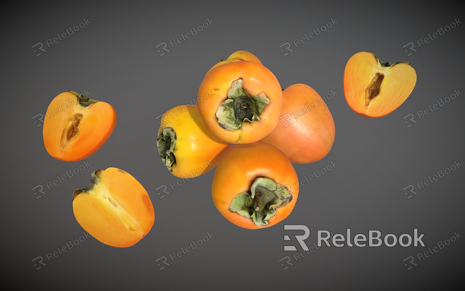 Persimmon fruit model