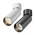 Modern White And Black Downlights Spotlights With Sleek Design For Indoor Lighting