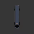 Dark Colored Hummer Limousine With Shiny Exterior And Long Body Design