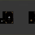 Prestige Black Gold Decorative Boxes With Logo For Luxury Household Supplies Packaging