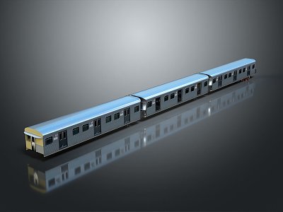 modern train moving rail car subway car train car train car 3d model