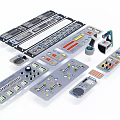 Modern Switch Control Panel Equipment 3d model