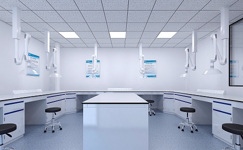 Food Company Laboratory LCMS Room 3d model