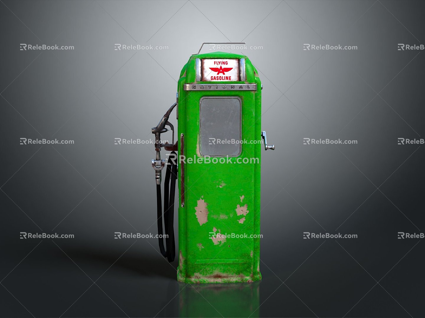 Gas station gas gun gas gun gas station equipment hardware 3d model