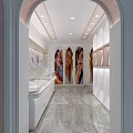 Elegant Jewelry Store Interior Design With Glass Display Cases And Jewelry Displays