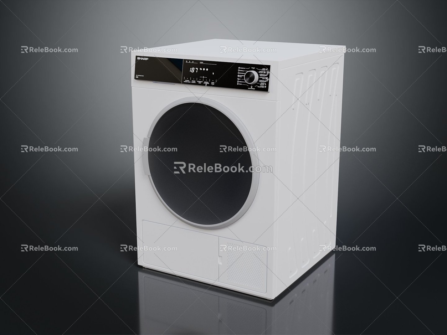 Modern Washer Sharp Dryer Dryer Drum Washer model