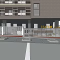 Container Building Container Cafe Container Device 3d model