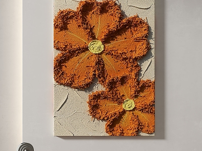 Simple abstract decorative painting model