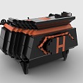 Lego toy building blocks coffee machine semi-automatic coffee machine 3d model