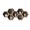 Simple honeycomb display stand 3d model