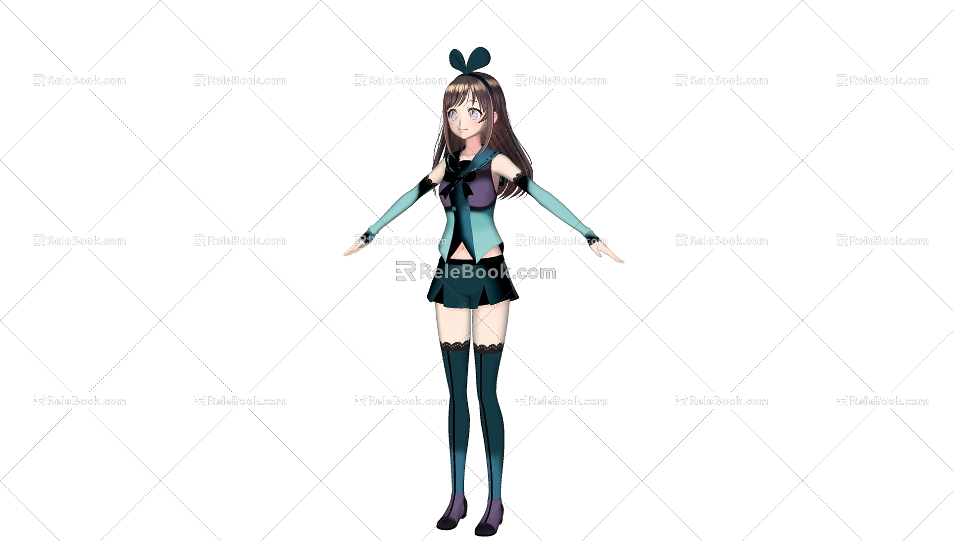 Anime Characters 3d model