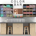 Medical Instruments Storage With Shelves Medicine Bottles And Tools On Counter