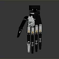 Robotic Hand Mechanical Structure Featuring Biomechanical Joints And Precision Fingers 3d model