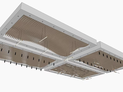 modern ceiling 3d model