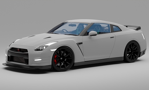 Nissan GTR 3d model