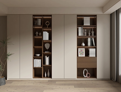 Home bookcase 3d model