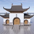Ancient Chinese Palace Chinese Architecture Double Eaves 3d model