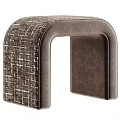Elegant Copper Sofa Bench with Paisley Pattern and Velvet Upholstery in Multiple Colors