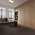 Modern Public Office Space With Open Workstations Glass Partitions And Natural Light