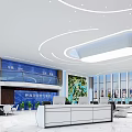 Modern Monitoring Room Meteorological Bureau Control Center Command Center 3d model