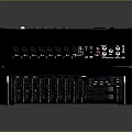 Professional Audio Mixer With Colorful Interface Multiple Channels Knobs And Sliders For Sound Mixing
