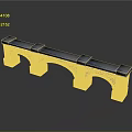 Traditional Stone Bridge Design With Multiple Arched Piers And Deck Surface