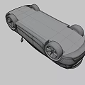 Red Modern Car With Sleek Body Black Wheels And Front Design Features