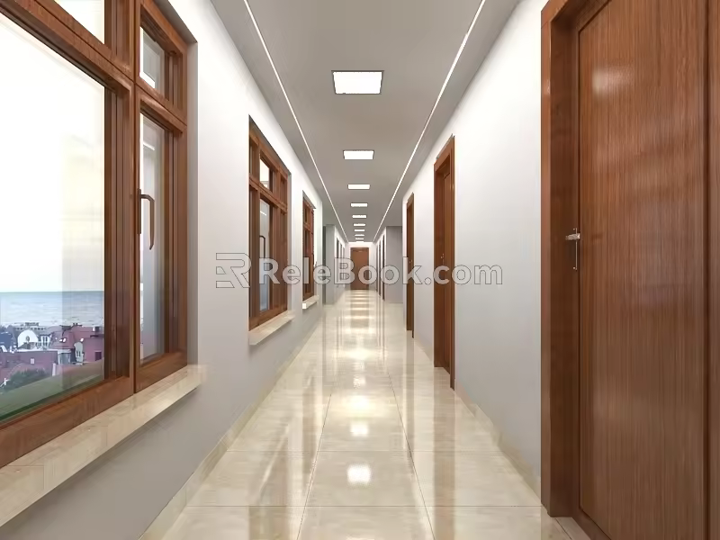 The Modern Corridor 3d model