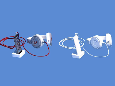 Essential Musical Instruments and Art Supplies Set for Creative Artists and Musicians 3d model