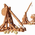 wood structure mechanical car 3d model