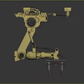 Modern Robot Arm Robot Arm Mechanical Arm Robot Arm Robot Head 3d model